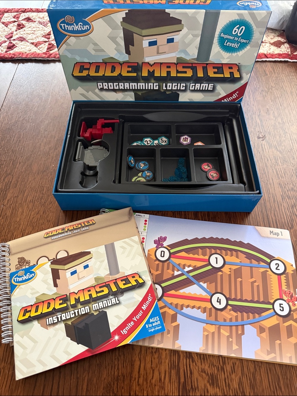 Code Master Programming Logic Game - Beige/Blue Box - Picture 3 of 3
